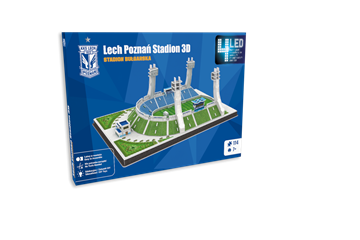 Megableu editions - Puzzle stade 3d psg led