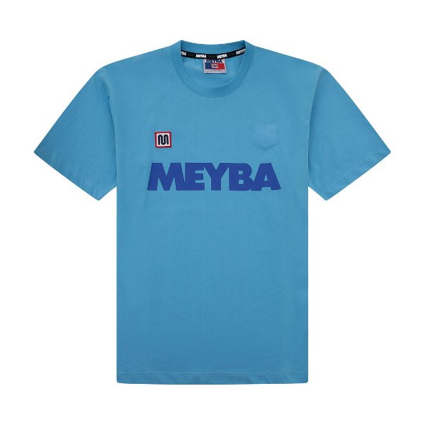 Meyba - Barcelona Retro Training T-Shirt - Sky Blue