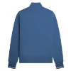 Fred Perry - Half Zip Sweatshirt - Midnight Blue/ Ice