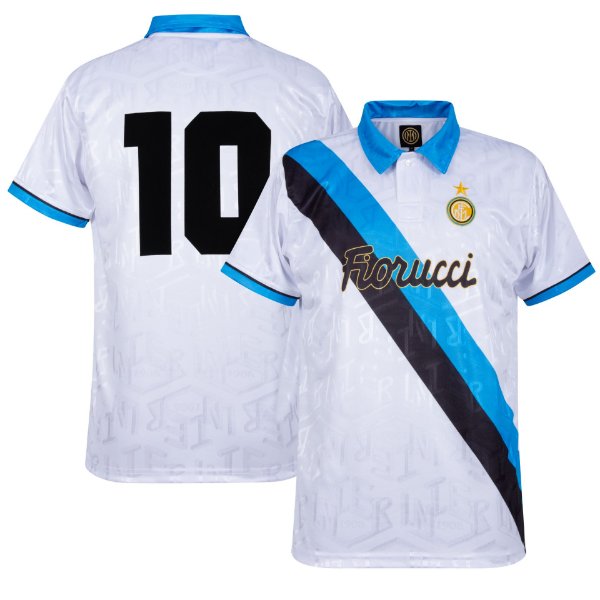 Inter Milano Football Shirt Away 1993-1994 + 10 (Bergkamp)