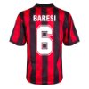 AC Milan Retro Voetbalshirt 1993-1994 + Baresi 6