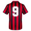 AC Milan Retro Voetbalshirt 1988-1989 + Nummer 9